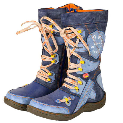 Lace Up Snow Boots
