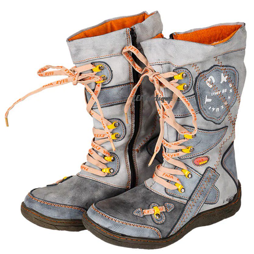 Lace Up Snow Boots