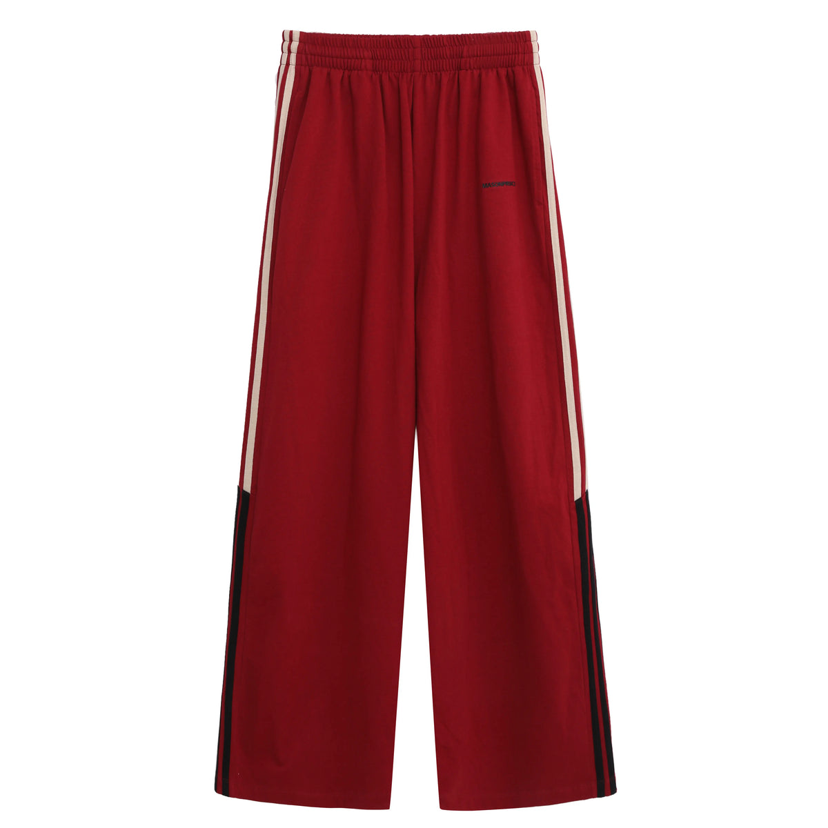 MASONPRINCE Contrast Stripe Straight-Leg Sweatpants