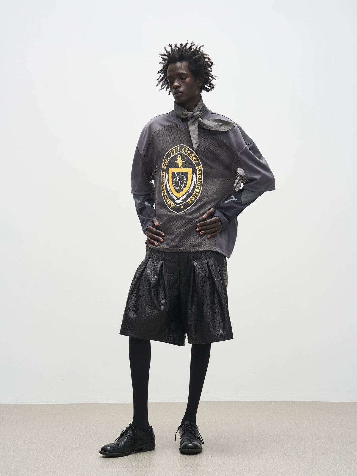 7440 37 1 Cutout Mesh Rugby T-Shirt