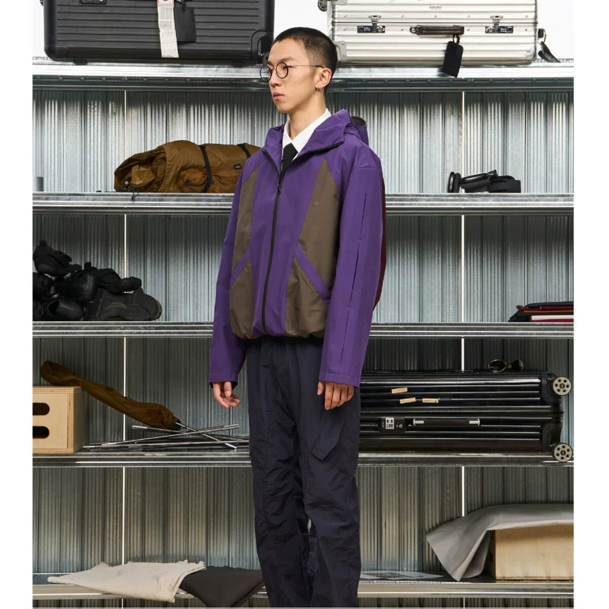 7440 37 1 Pleated Adjustable Utility Trousers