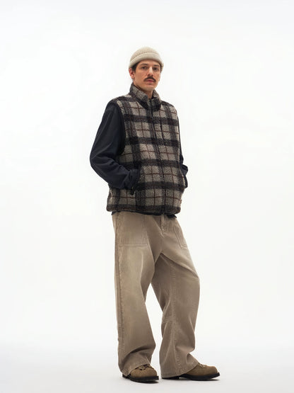 Reversible Fair Isle Fleece Vest