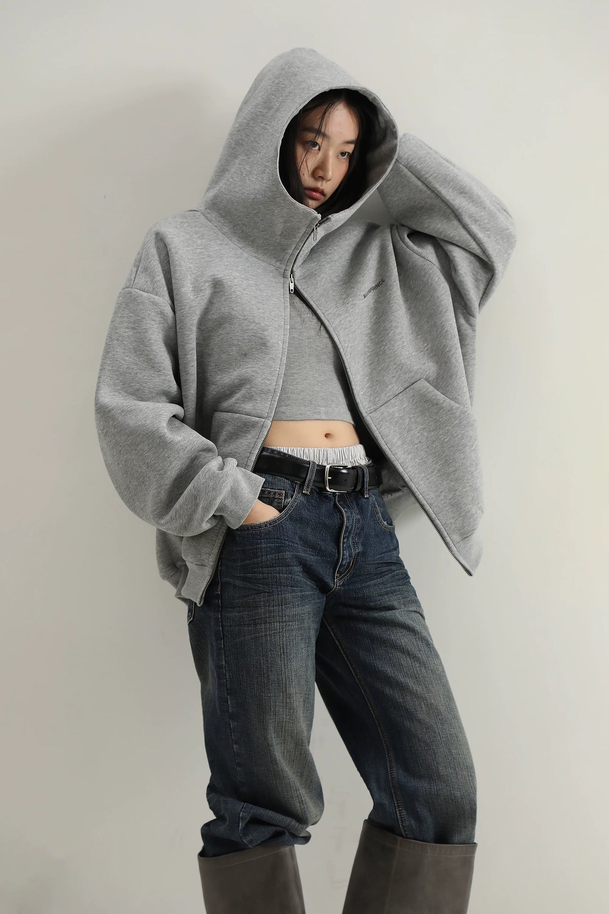 MASONPRINCE Reflective Graphic Heavyweight Hoodie
