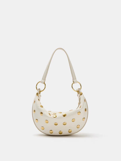 Studded Crescent Shoulder Bag product shot
