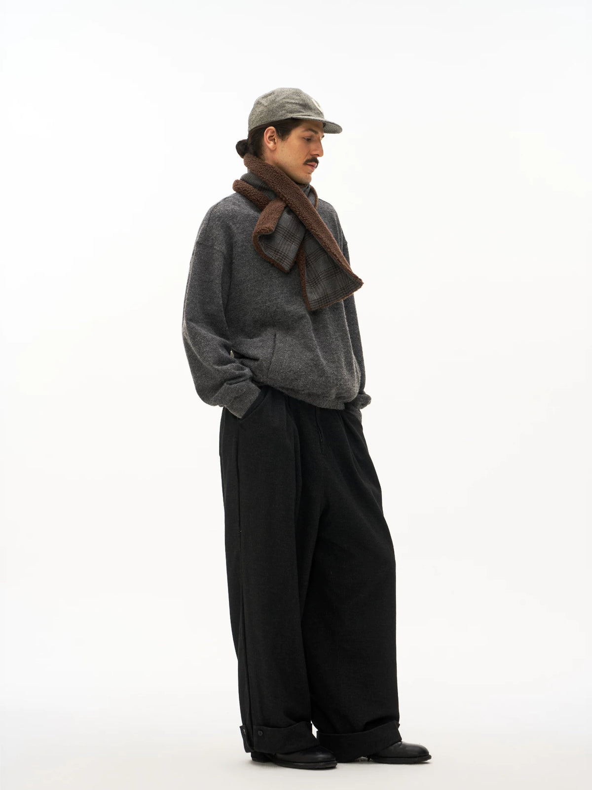 Half-Zip Relaxed Pullover