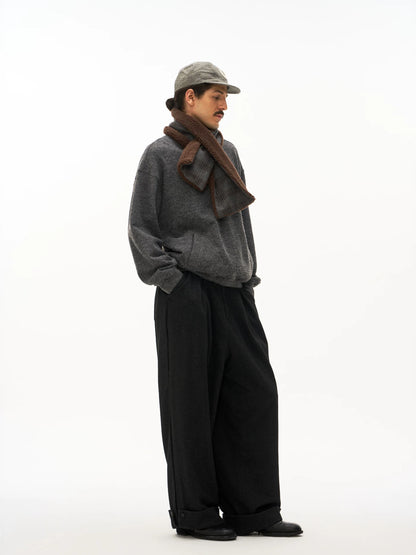 Half-Zip Relaxed Pullover