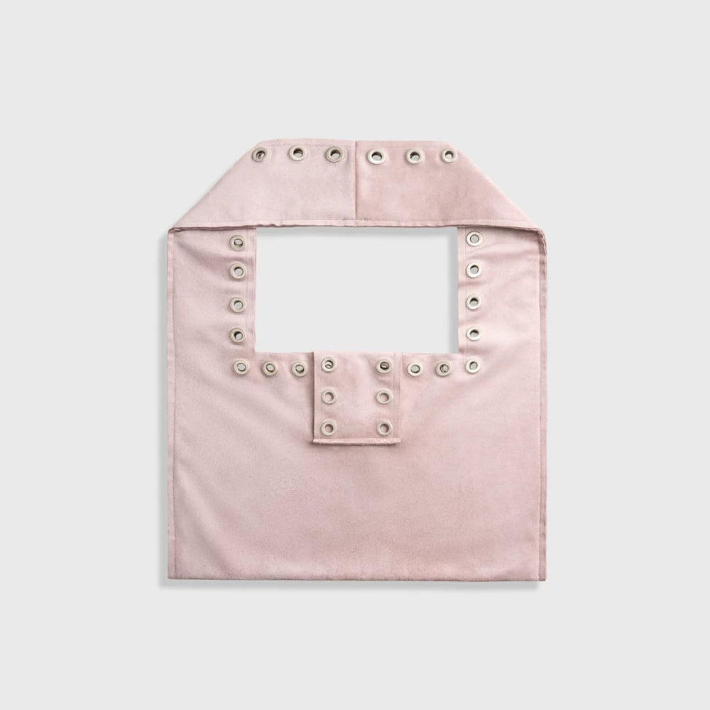 Grommet Suede-Look Shoulder Tote Bag product photo