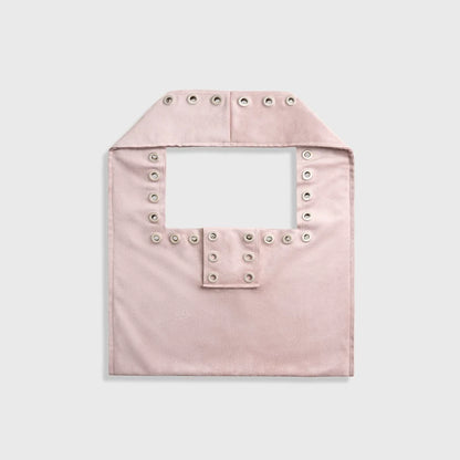 Grommet Suede-Look Shoulder Tote Bag product photo