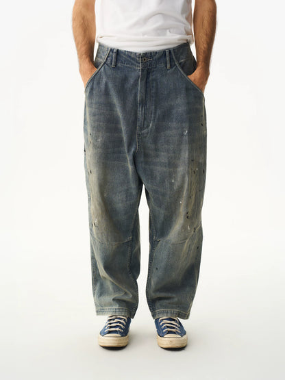 Washed Splatter Denim Jeans product view