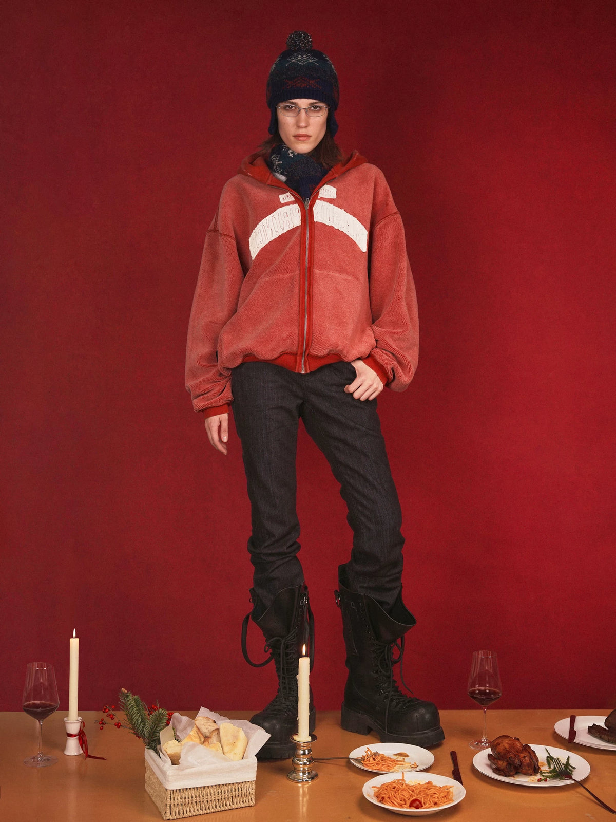 MASONPRINCE Reversible Patch Embroidered Set