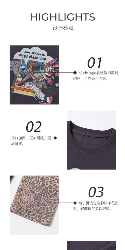 Layered Graphic Long Sleeve T-Shirt