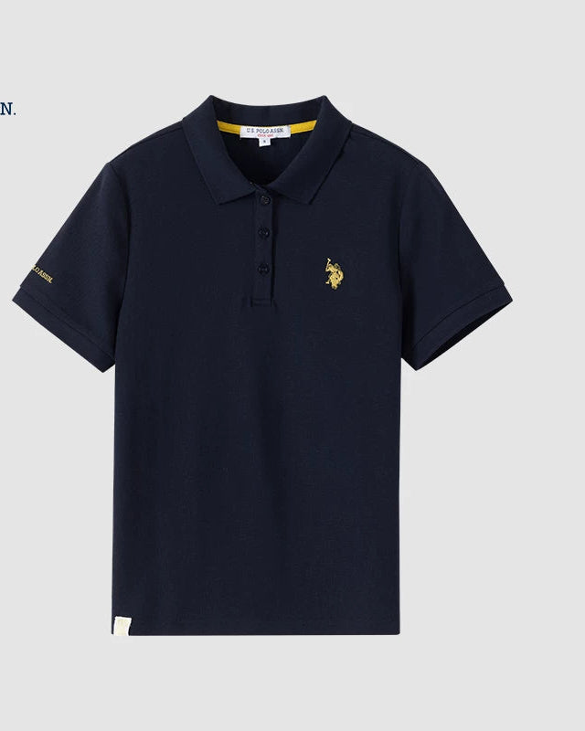 U.S. Polo Assn. Women's Breathable Short Sleeve Polo Shirt