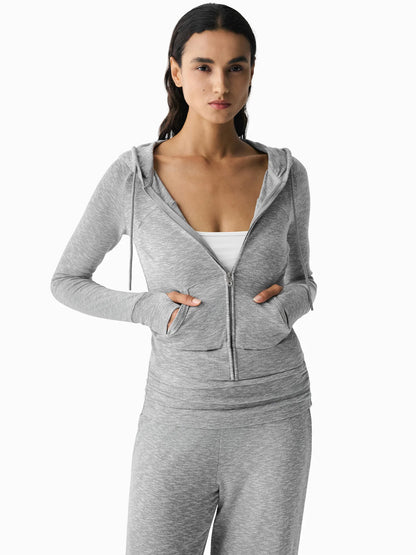 Hooded Zip Jacket and Jogger Set