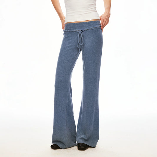 Cloud-Soft Ruffle Flared Knit Set