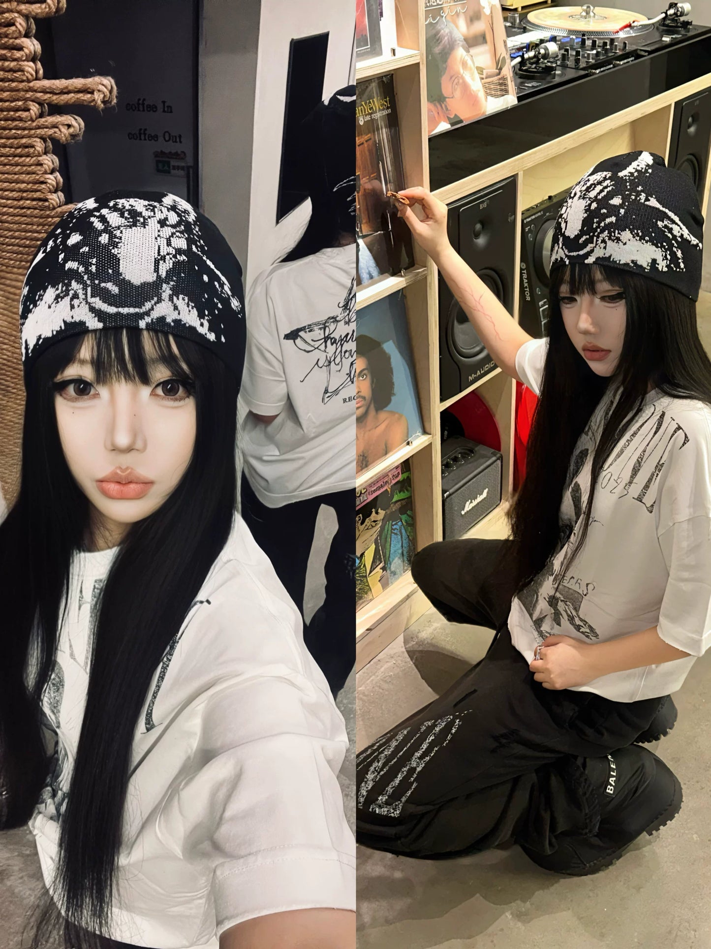 Ultra-Light Goats Karma Jacquard Beanie