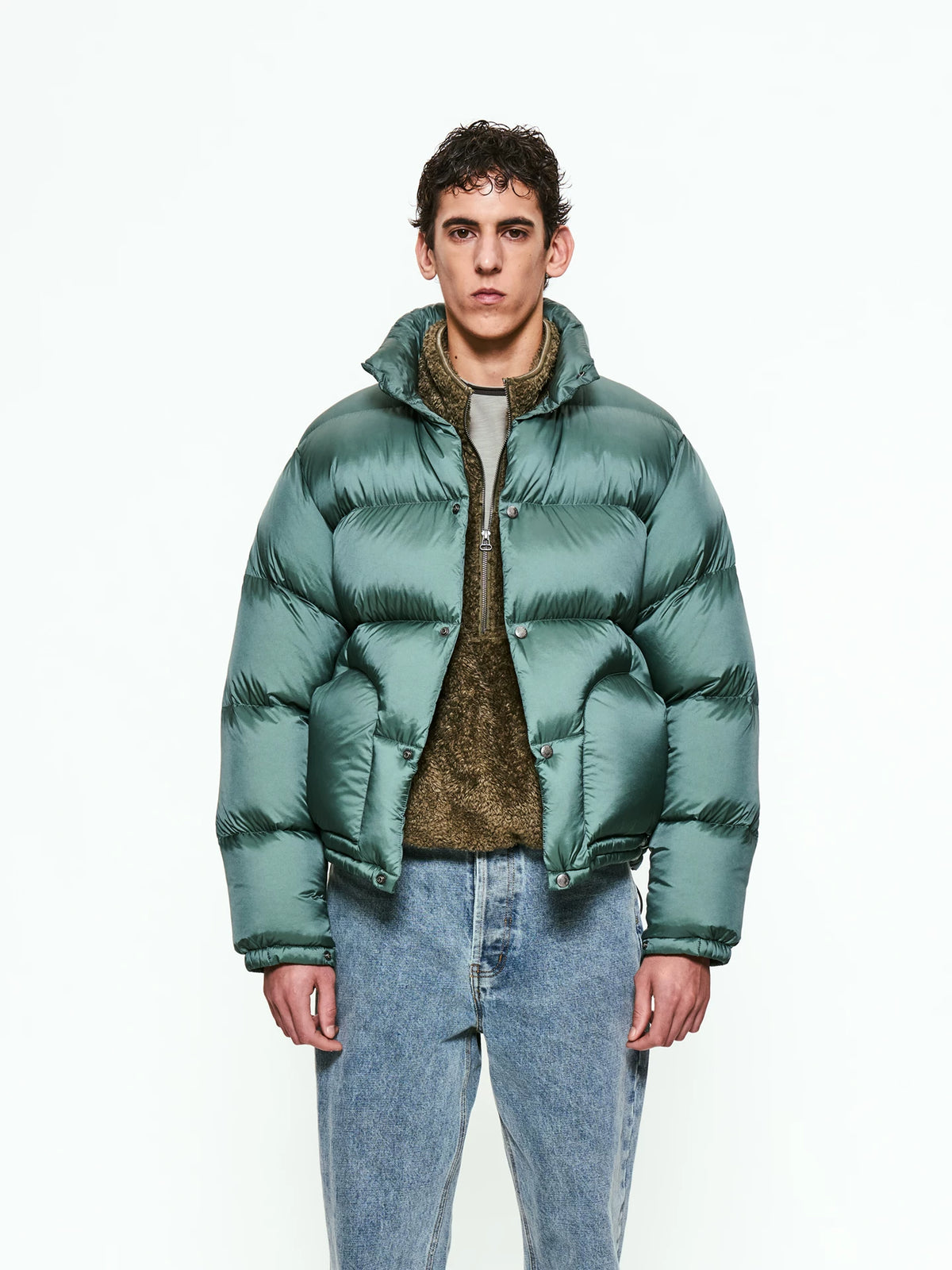 Partimento Lightweight Duck-Down Stand-Collar Jacket