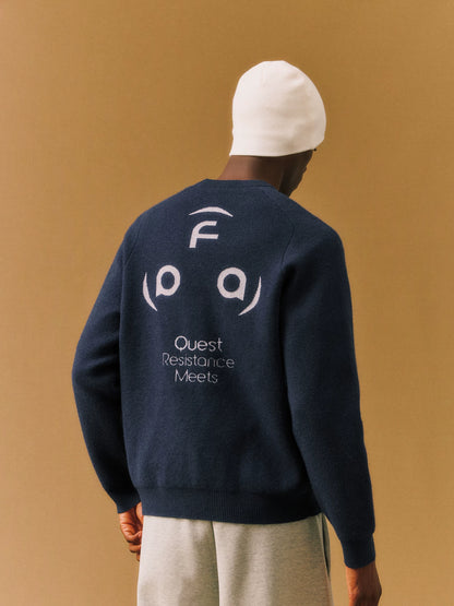 FPA Jacquard Raglan Crew Sweater