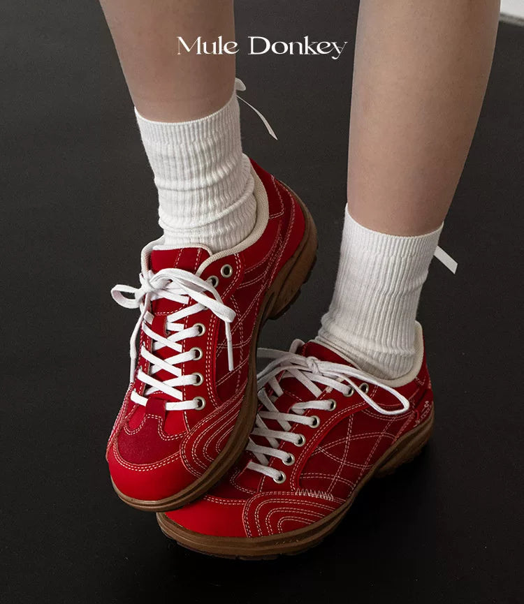 Unisex Retro Arch-Support Racing Sneakers