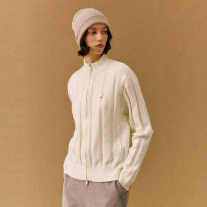 FPA Ribbed Knit Zip Jacket