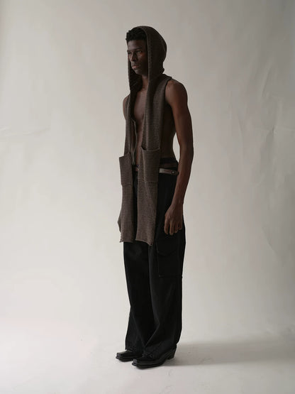Wool Blend Hooded Scarf product photo