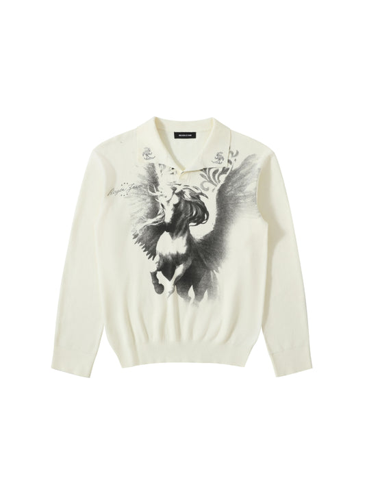 Pegasus Totem Breathable Knit Polo