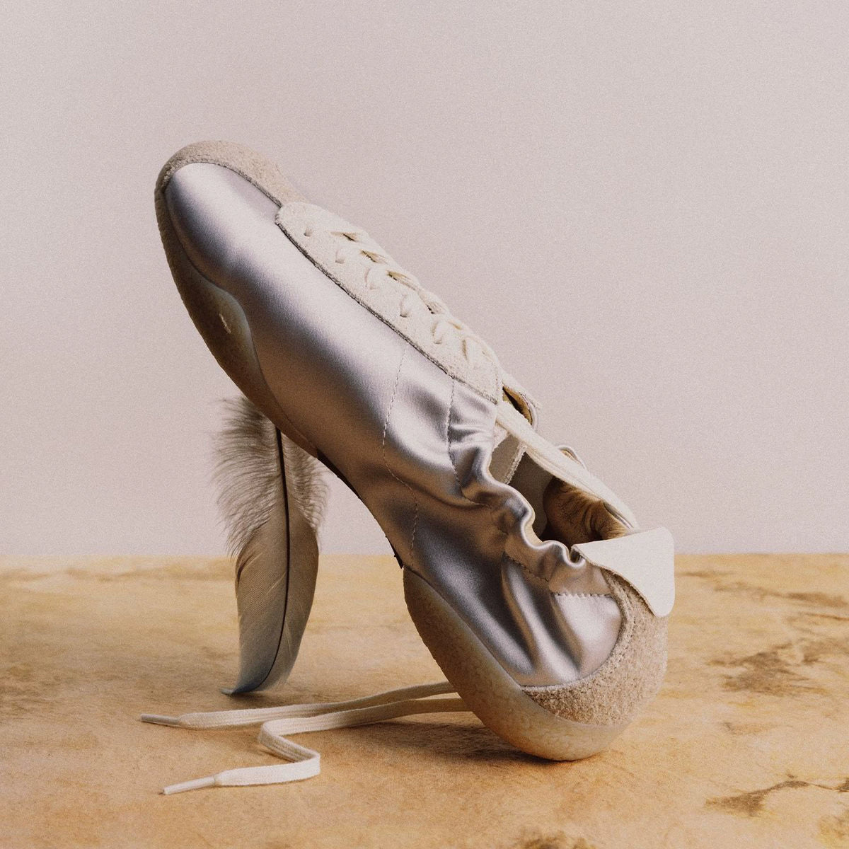 Coin-Pocket Ballet Trainer Sneakers
