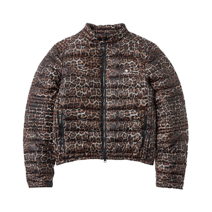 Leopard Print Puffer Jacket