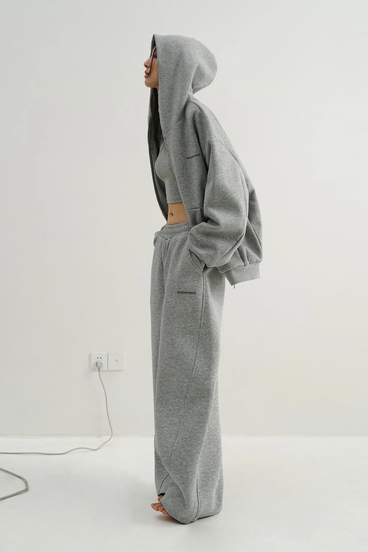 MASONPRINCE Reflective Graphic Heavyweight Hoodie