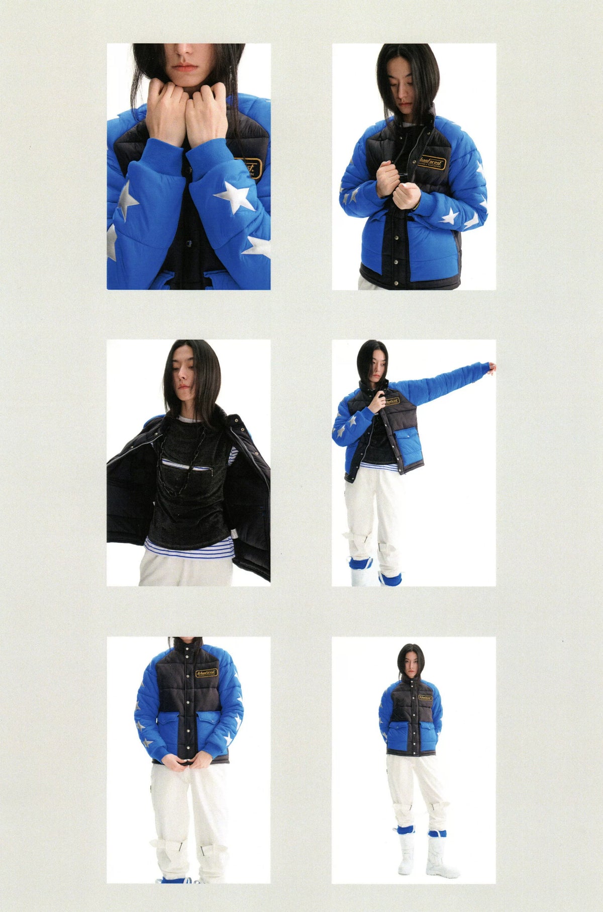 Star Print Puffer Jacket - view 9