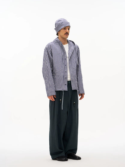 Relaxed Wide-Leg Trousers