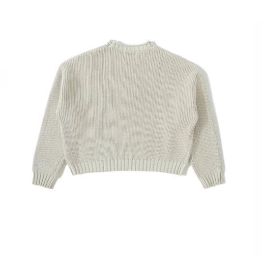 Star Orbit Relaxed Cropped Sweater