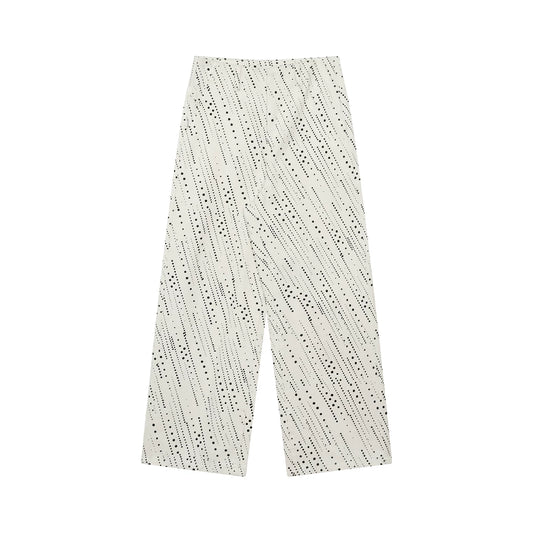 Meteor Polka Dot Wide-Leg Jeans