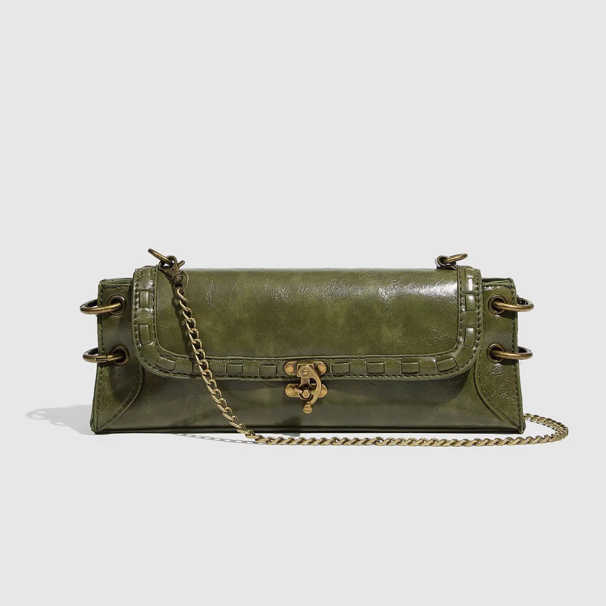 Antique Chain Lock Crossbody Bag product photo