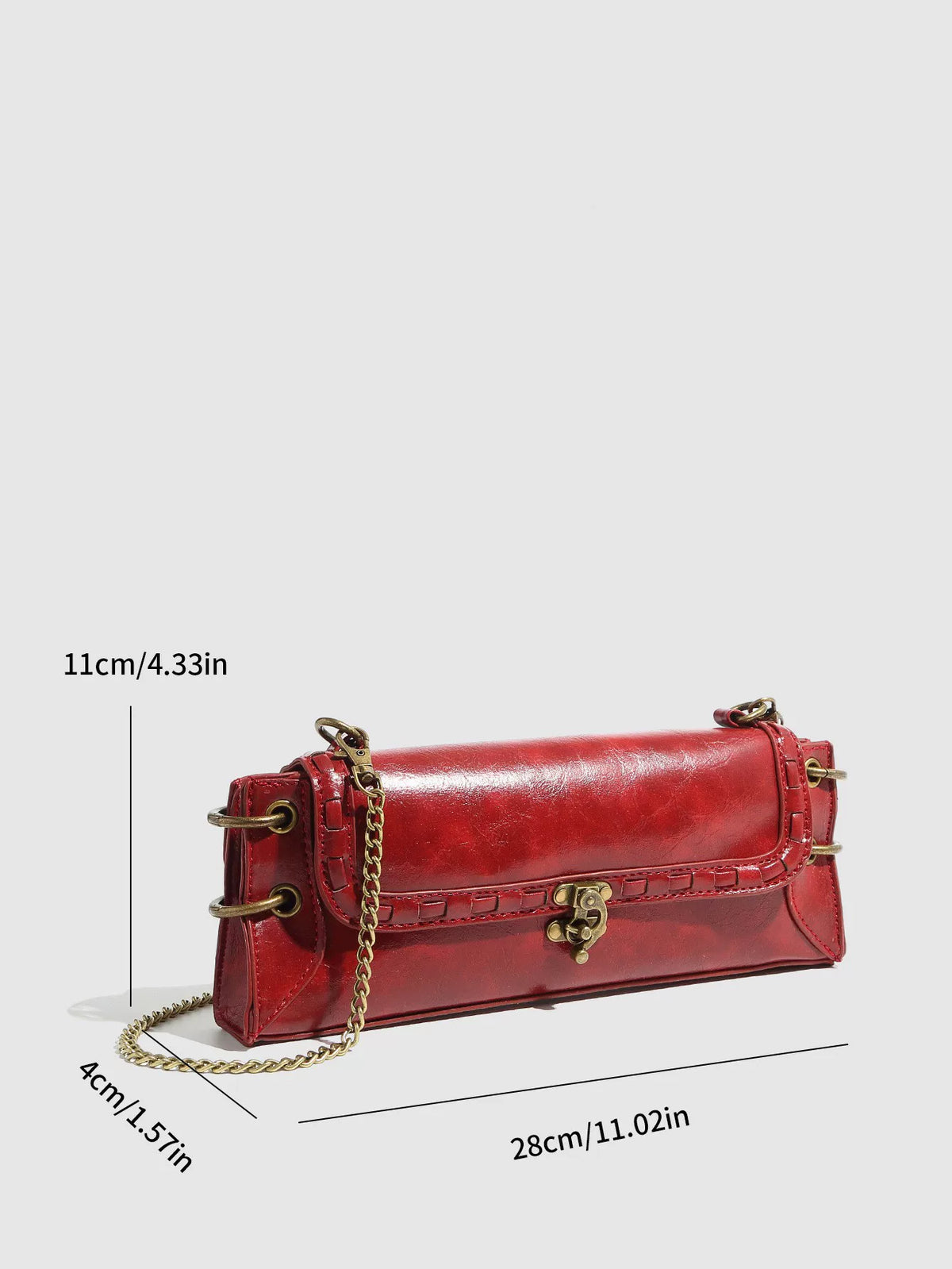 Antique Chain Lock Crossbody Bag product photo