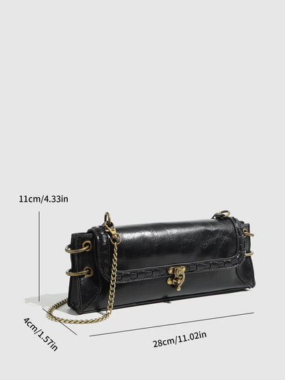 Antique Chain Lock Crossbody Bag product photo
