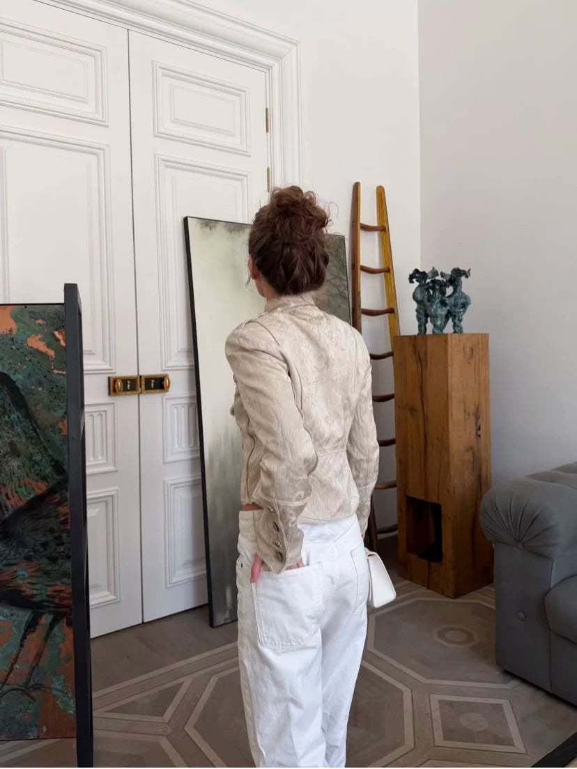 Military-Inspired Tailored Jacket
