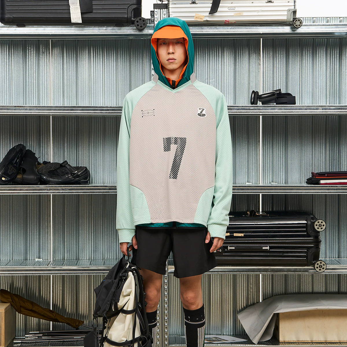 7440 37 1 Two-Tone No. 7 Jersey T-Shirt