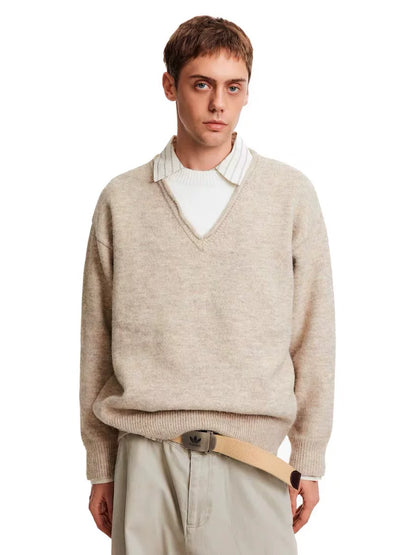 Strickpullover mit Fake-Layer-Design