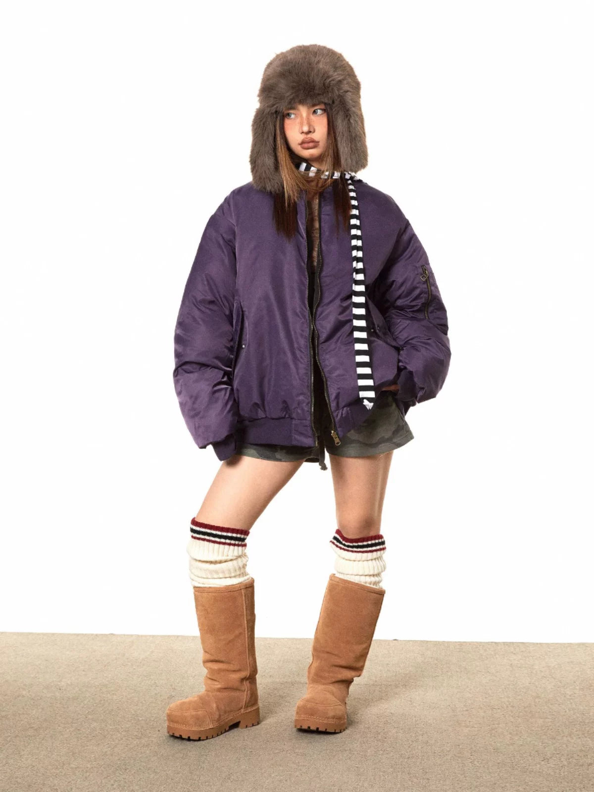 Reversible Padded Bomber Jacket product view