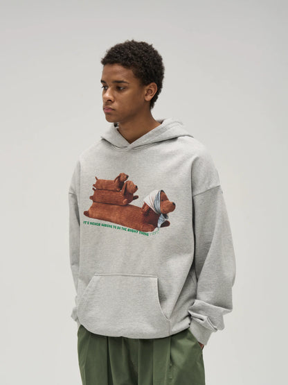 Illustrated Dachshund Hoodie