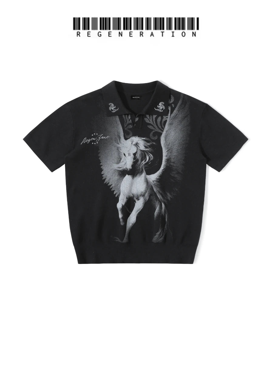 Pegasus Totem Breathable Knit Polo