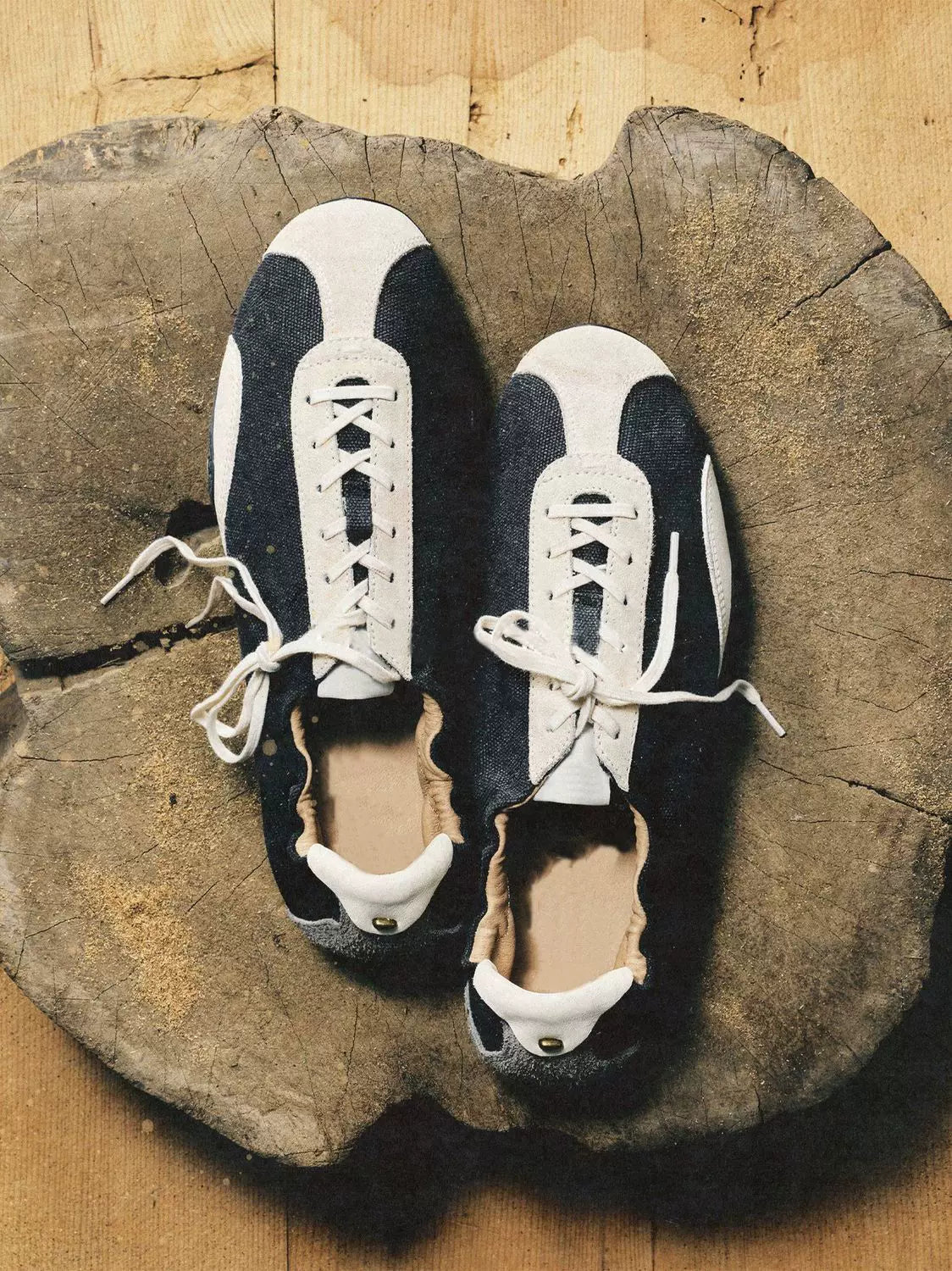 Ruched Colorblock Trainer Sneakers