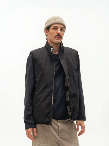 Reversible Fair Isle Fleece Vest