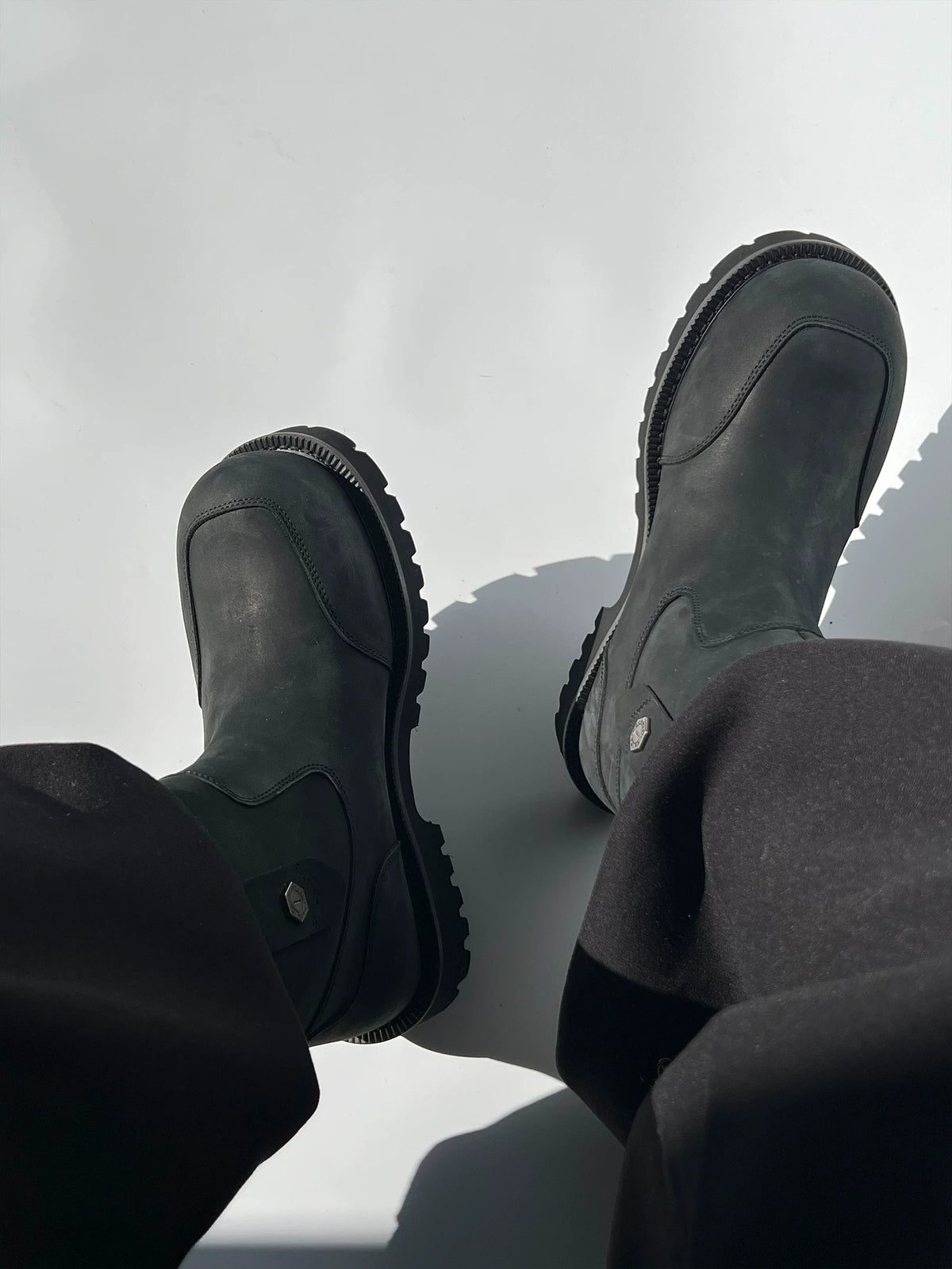 Fleece-Lined Suede Mid-Calf Winter Boots