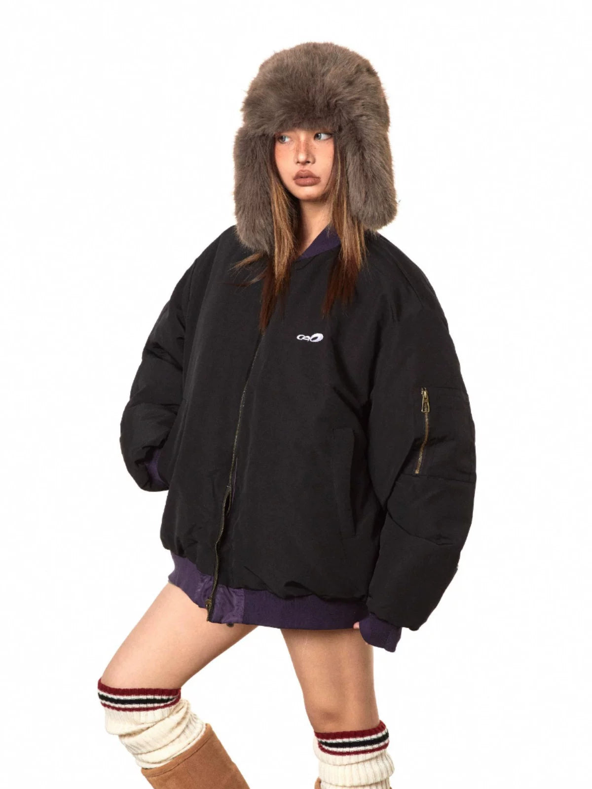 Reversible Padded Bomber Jacket product view