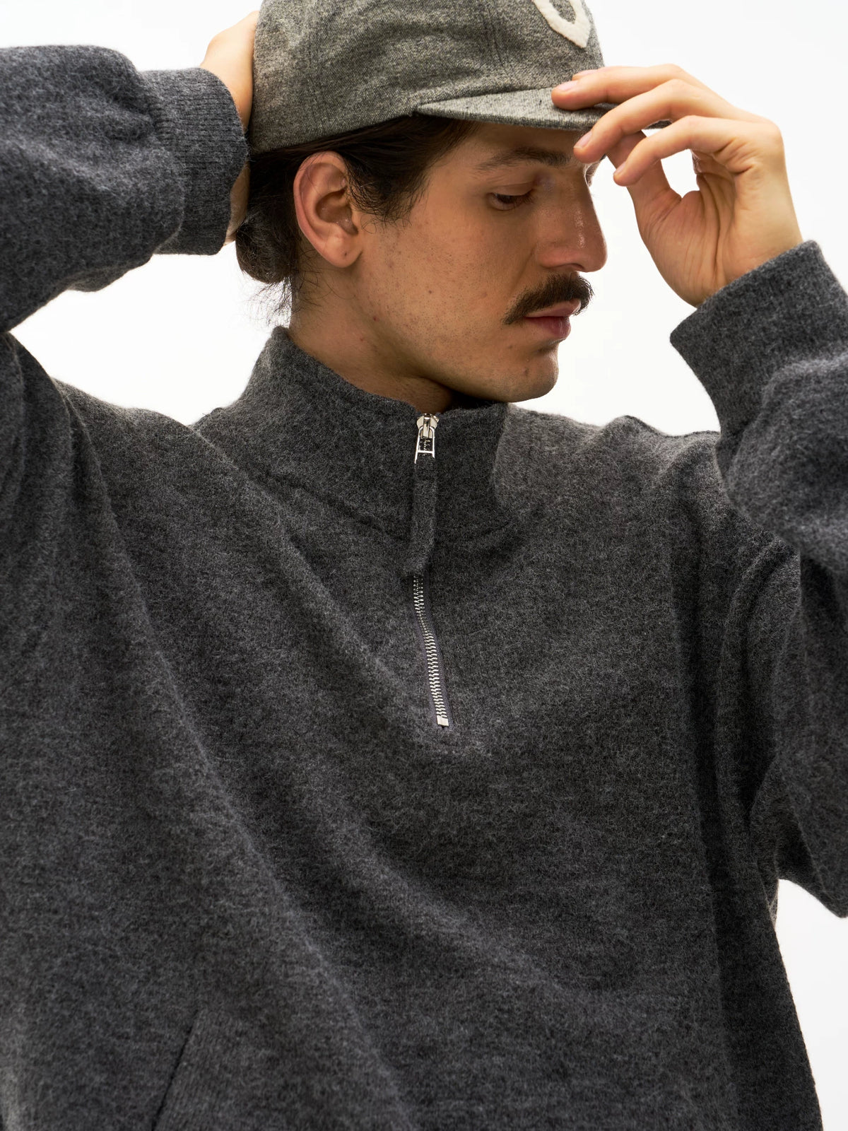 Half-Zip Relaxed Pullover