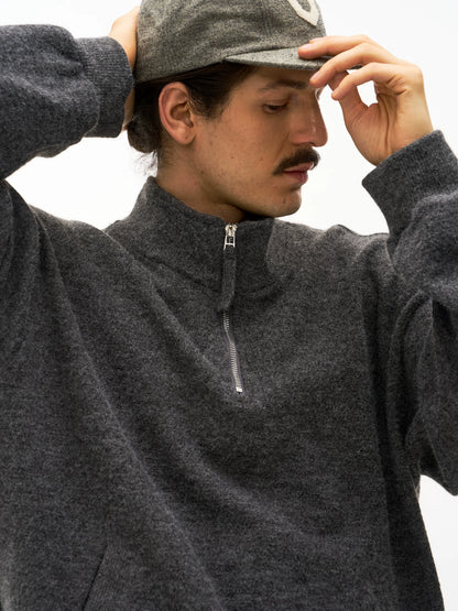 Half-Zip Relaxed Pullover