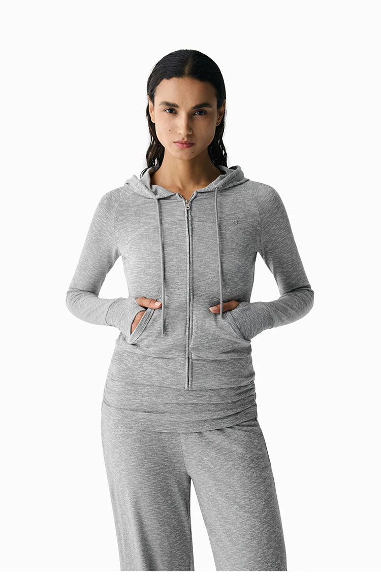 Hooded Zip Jacket and Jogger Set