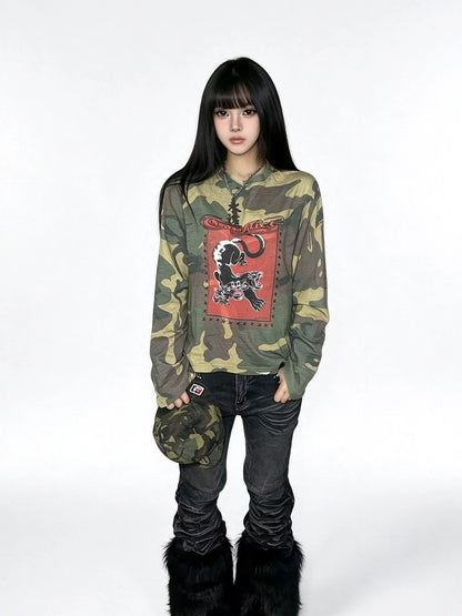 Front view of the shirt on a model