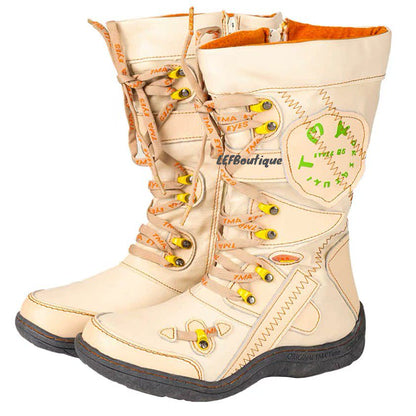 Lace Up Snow Boots
